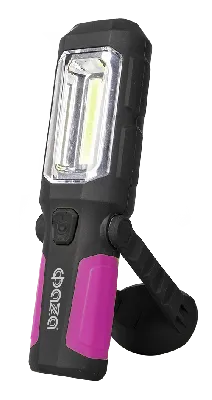 Фонарь многофункциональный ФАZА WL2-L3W/05W-mg (черно-рубин.) с магнитом и крючком 2АА