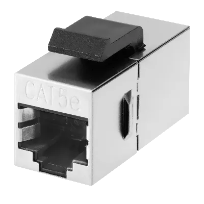 Соединитель проходной 8P8C (RJ-45) FTP. Cat.5e