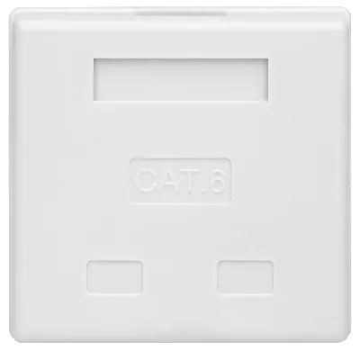 Компьютерная розетка 8P8C (RJ-45), UTP, Cat.6, 2 порта