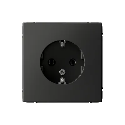 ARTGALLERY розетка с заземлением, 16А, механизм, базальт